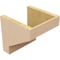 Ekena Millwork 9"W x 9"D x 9"H Wide Clemmons Rough Cedar Woodgrain TimberThane Corbel, Primed Tan CORUR09X09X09CLERCPR - alternate 2